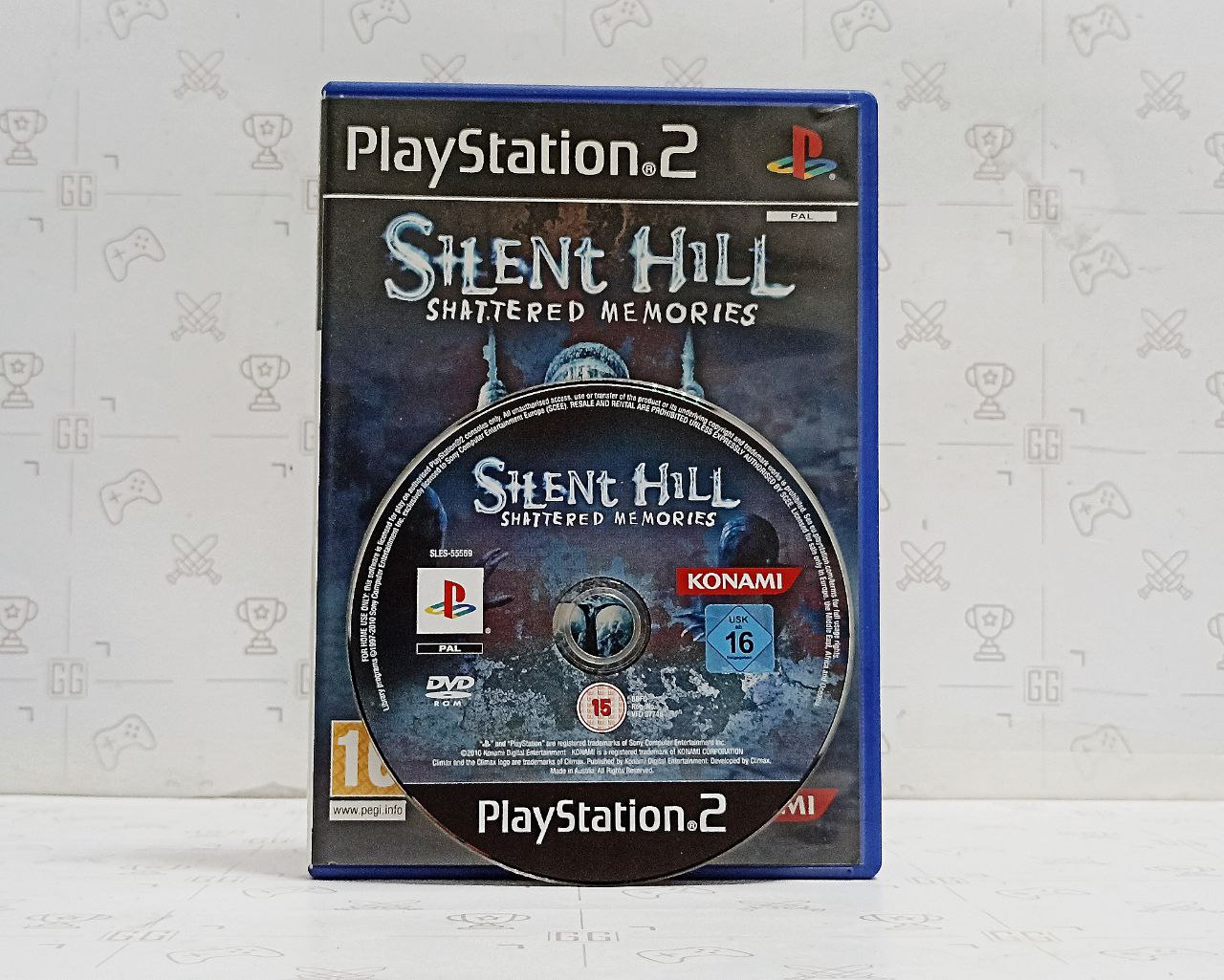 Shattered memories ps2. Silent Hill Shattered Memories ps2 обложка. Shattered Memoris Длительность.